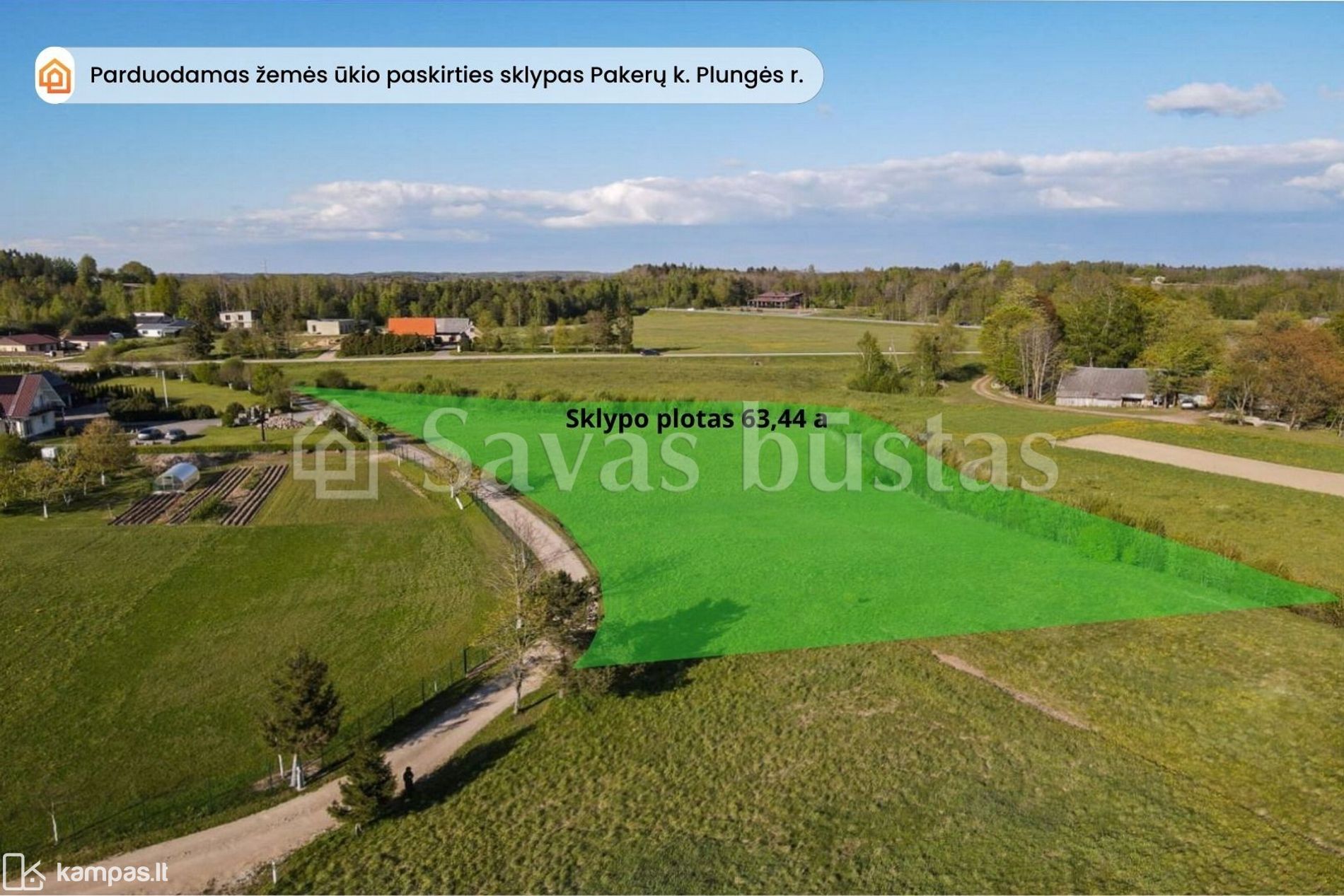 Main Image Plungės r. sav., Pakerai, Medingėnų Kelio g.