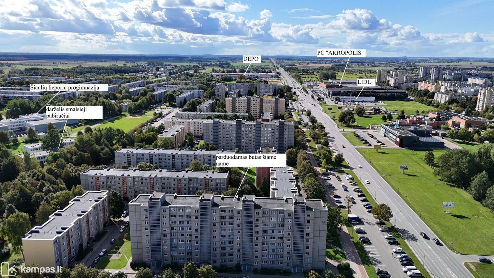 Main Image Šiauliai, Lieporiai, V. Grinkevičiaus g.