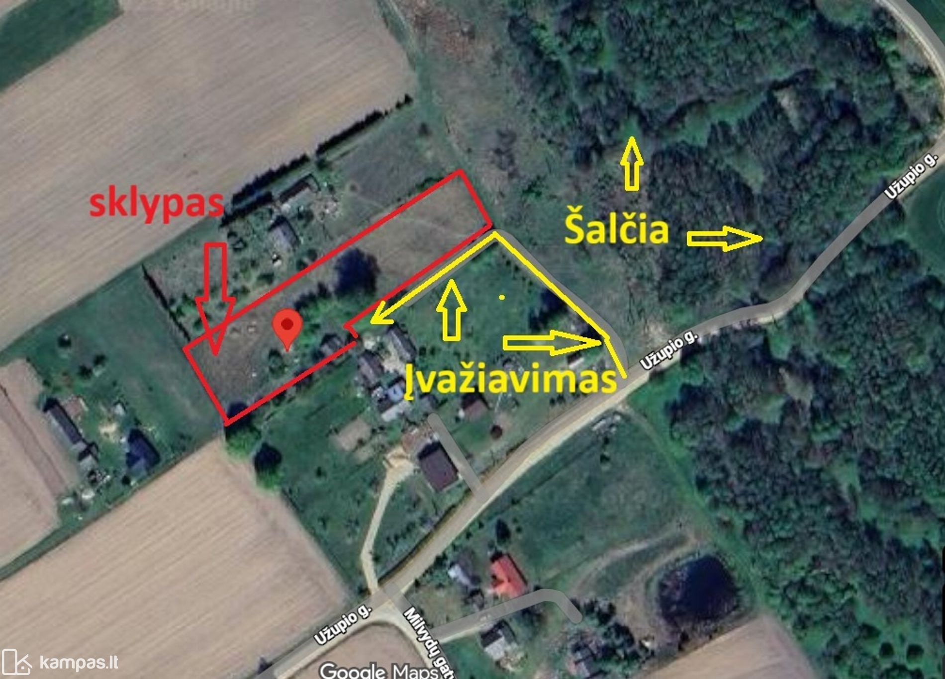 Main Image Šalčininkų r. sav., Milvydai, Užupio g.