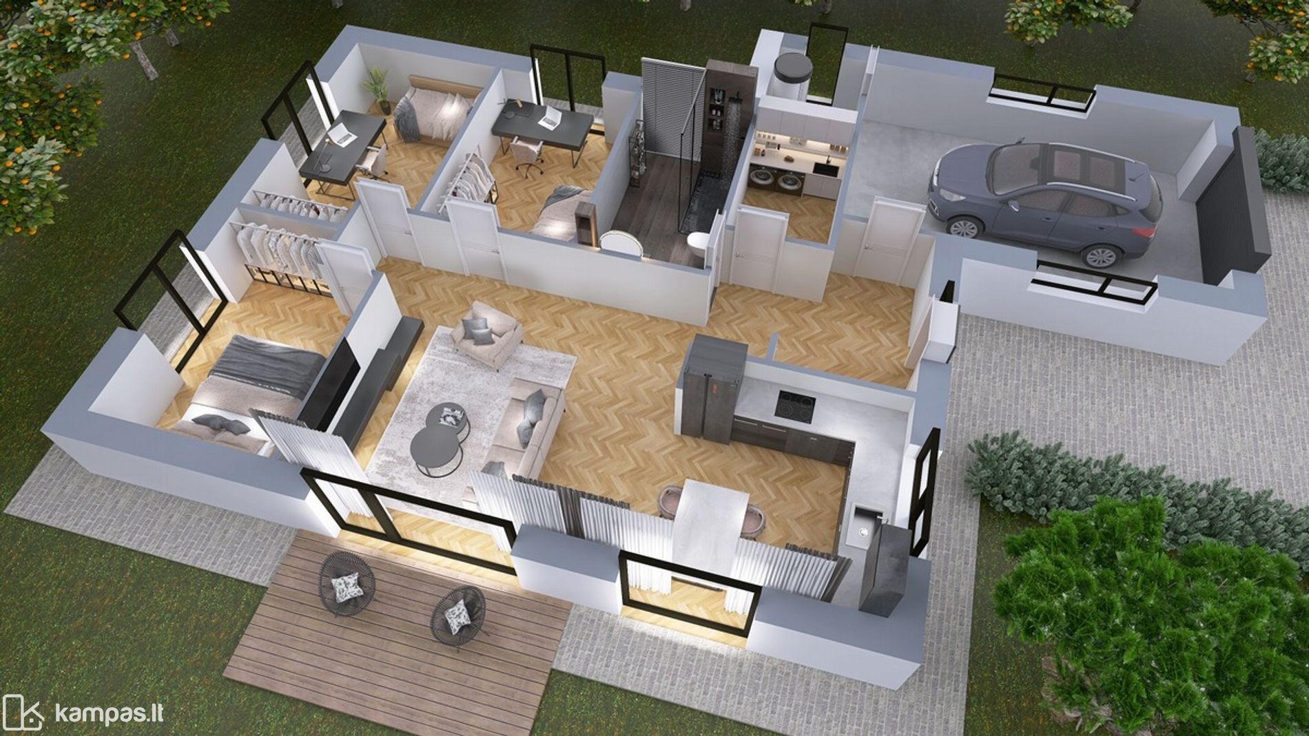 Main Image Kauno r. sav., Poderiškiai, Dambavos g.