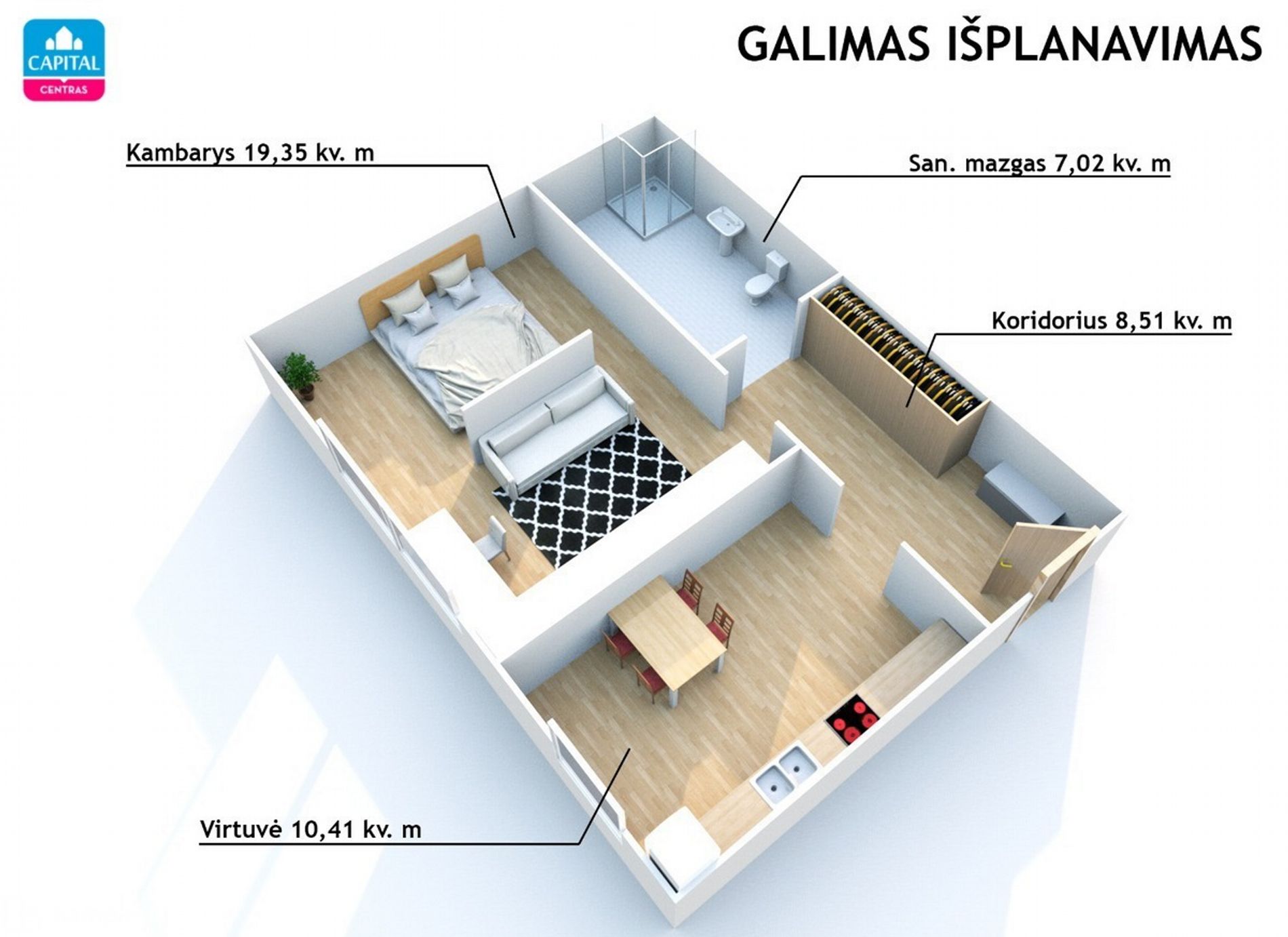 Main Image Vilnius, Žvėrynas, Latvių g.