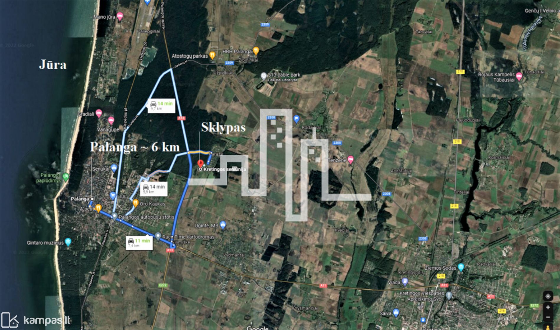 Main Image Kretingos r. sav., Parąžė, Kęstučio g.