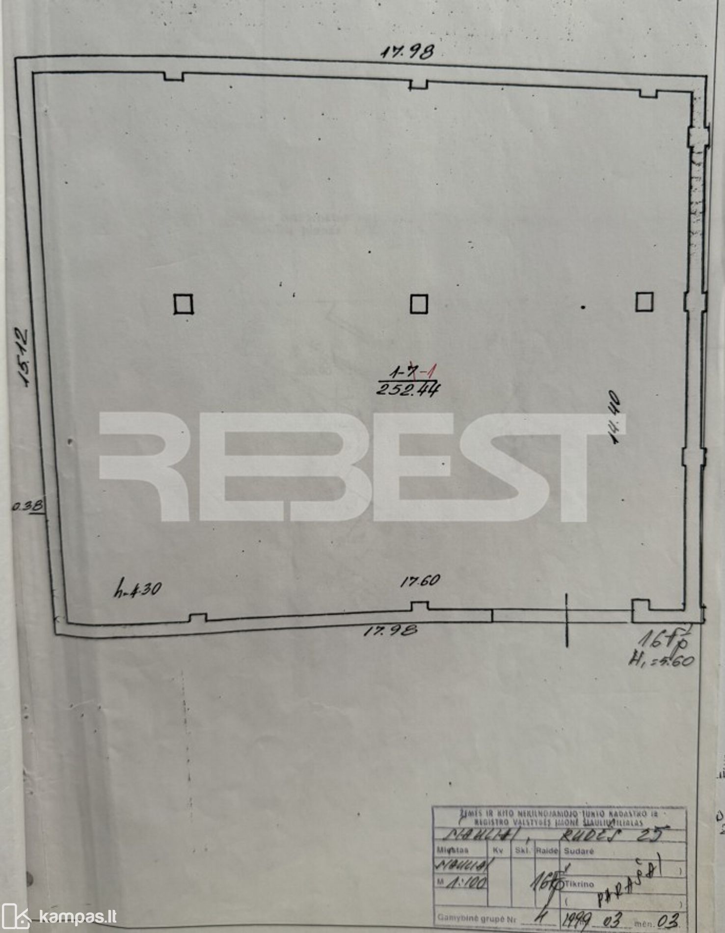 Main Image Šiauliai, Centras, Rūdės g.
