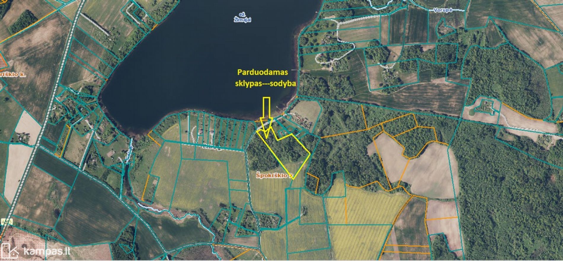 Main Image Širvintų r. sav., Špokiškis, Ežero g.