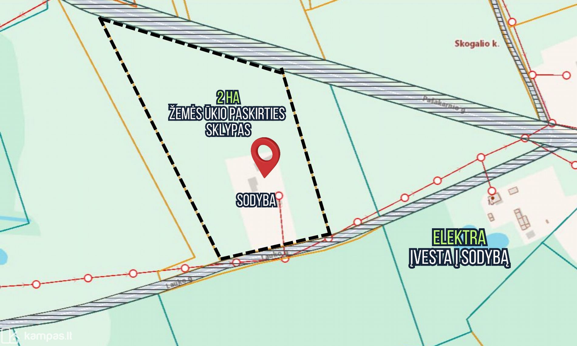 Main Image Kelmės r. sav., Skogalis, Pašakarnio g.