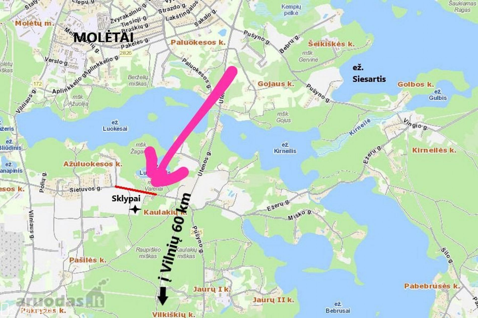 Main Image Molėtų r. sav., Ažuluokesa, Sietuvos g.