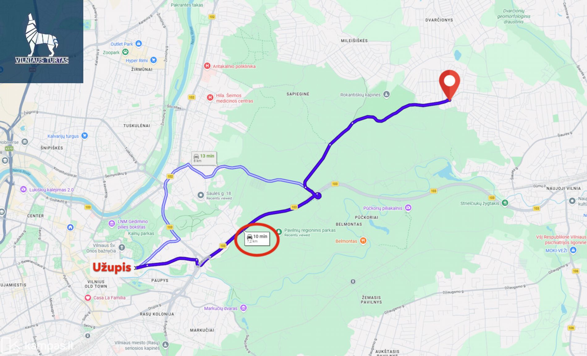 Main Image Vilnius, Antakalnis, Uosių Sodų 4-oji g.