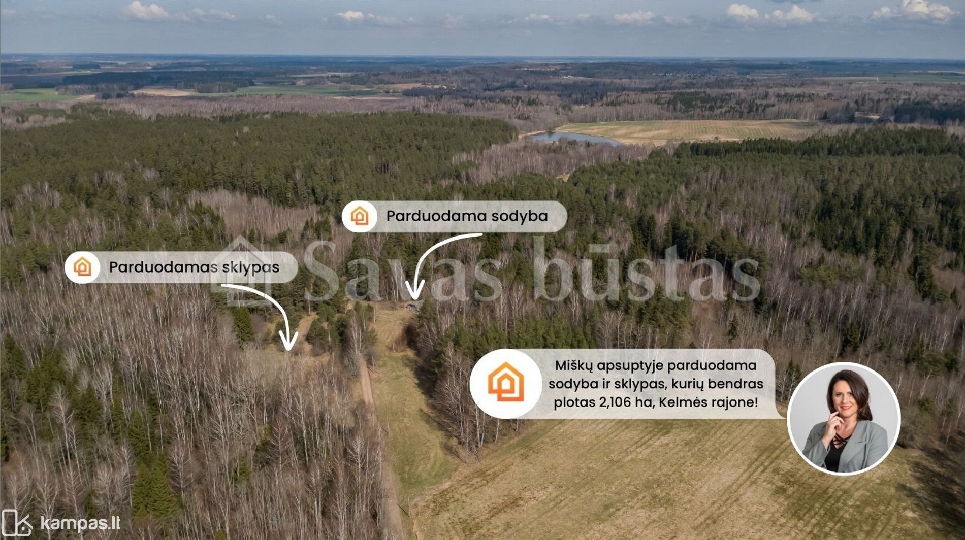 Main Image Kelmės r. sav., Gudmoniškė