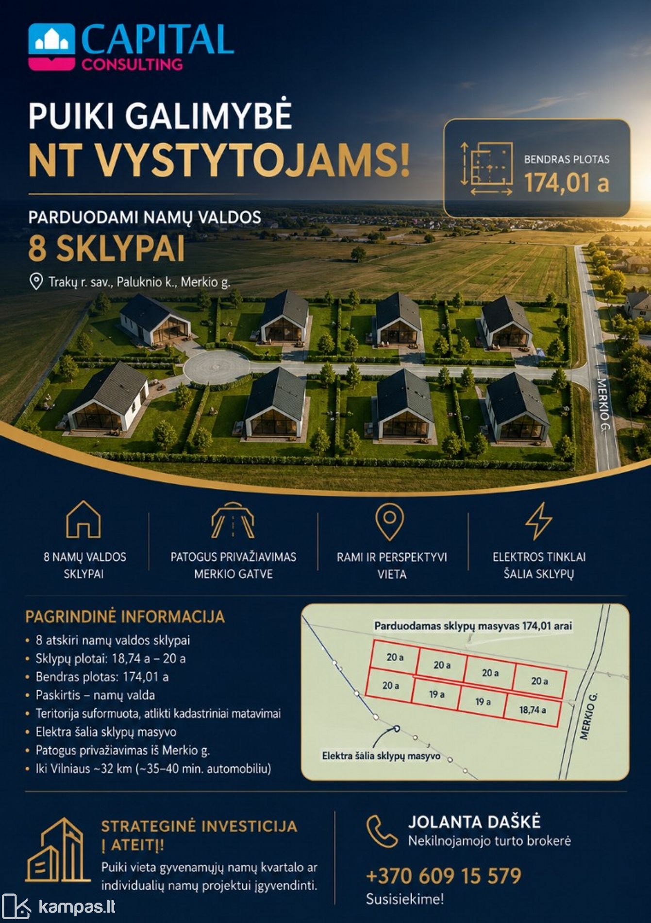 Main Image Trakų r. sav., Paluknys, Merkio g.