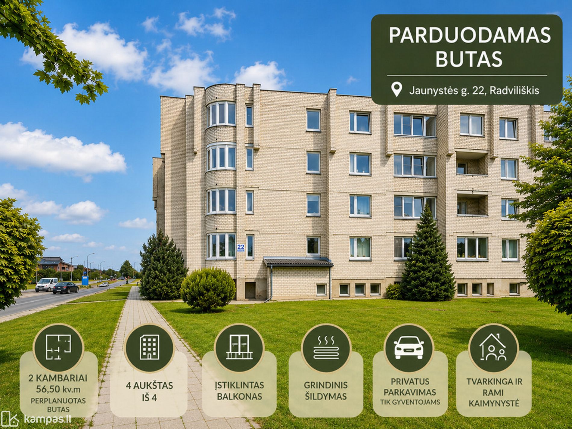 Main Image Radviliškio r. sav., Radviliškis, Jaunystės g.