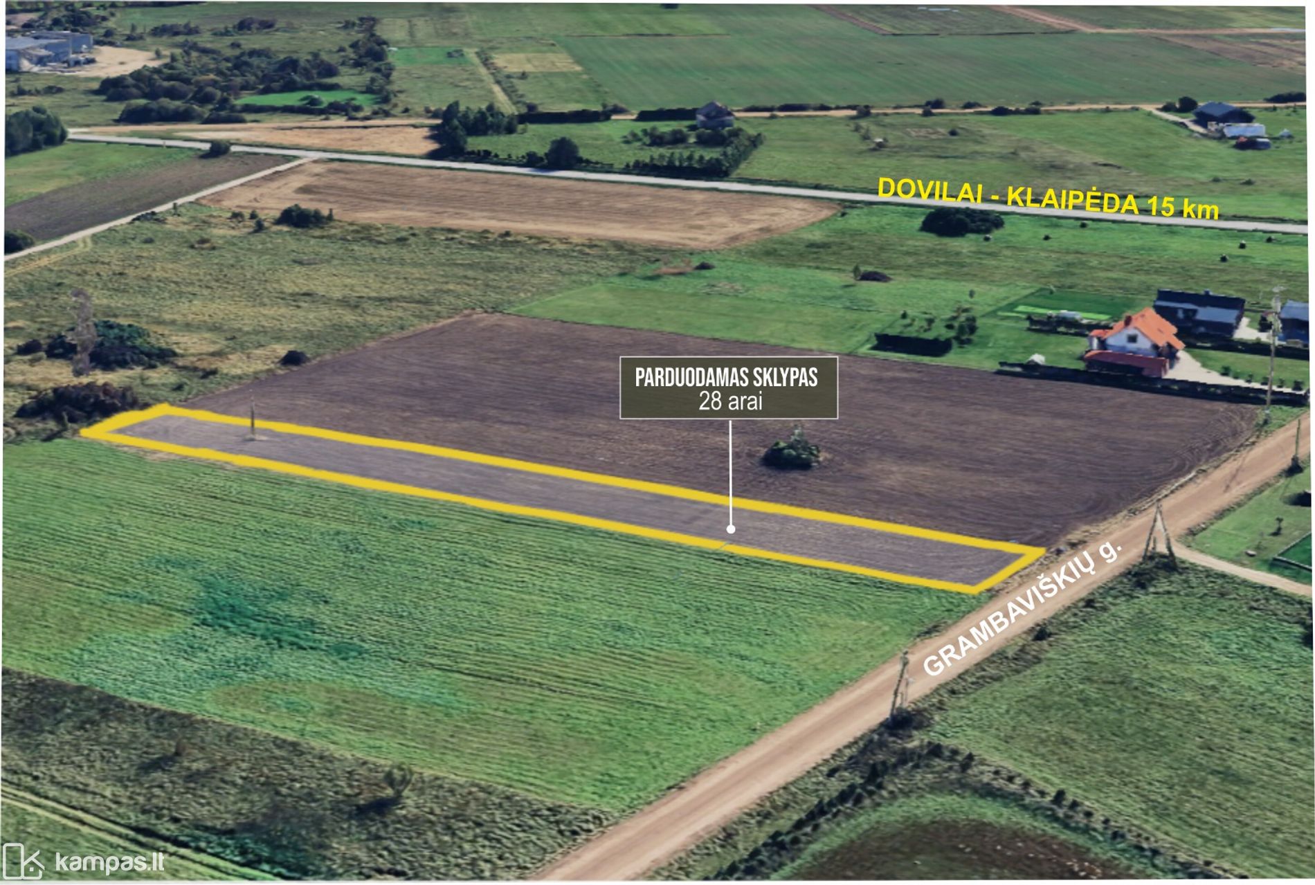 Main Image Klaipėdos r. sav., Dovilai, Grambaviškių g.